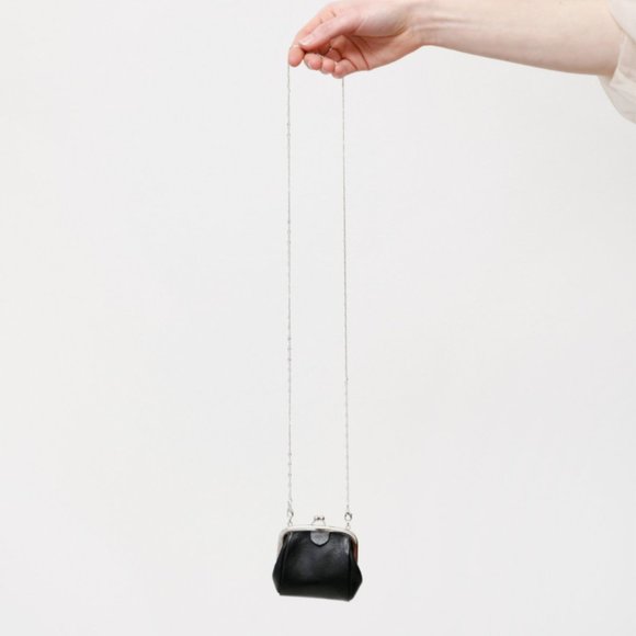 Y's Yohji Yamamoto Black Clasp Necklace Pouch - Picture 2 of 3